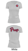 Jackson Preparatory School Swimming 57912925 Women's Short Sleeve V-neck Shirt - 19