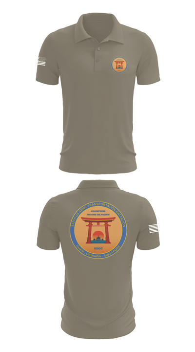 835th Transportation BN 83233683 Short Sleeve Performance Polo - 67