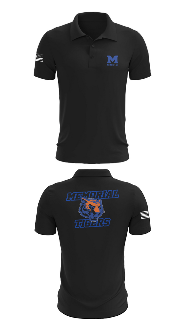 Short Sleeve Performance Polo, Reitz Memorial High School Golf, Golf, Teamtime, Team time, sublimation, custom sports apparel, team uniforms, spirit wear, spiritwear, sports uniforms, custom shirts, team store, custom team store, fundraiser sports, apparel fundraiser