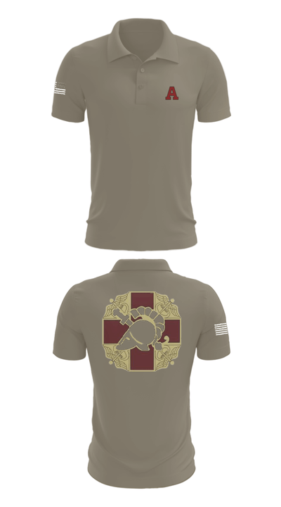 US MEDDAC 46009212 Short Sleeve Performance Polo - 67