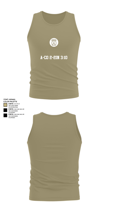 a-co 2-2in 3/10 62534223 Tank Top - 99