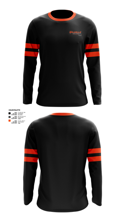 Valhalla Hatchets 82038380 Long Sleeve Performance Shirt 1