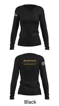 Buckys innovation 43174856 Women's Long Sleeve V-neck Shirt - 35