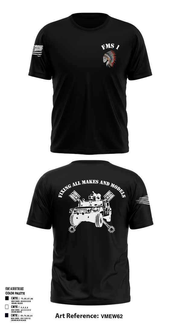 Short Sleeve Performance Shirt, FMS 1, OKARNG, , Teamtime, Team time, sublimation, custom sports apparel, team uniforms, spirit wear, spiritwear, sports uniforms, custom shirts, team store, custom team store, fundraiser sports, apparel fundraiser