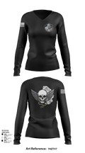 Special Response Team 18525439 Women's Long Sleeve V-neck Shirt -1 118