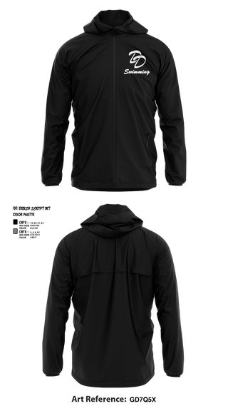 Windbreaker, David Douglas High School Swimming, Swimming, Teamtime, Team time, sublimation, custom sports apparel, team uniforms, spirit wear, spiritwear, sports uniforms, custom shirts, team store, custom team store, fundraiser sports, apparel fundraiser