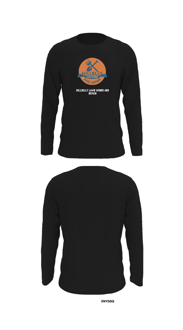 Long Sleeve Performance Shirt, Hillbilly Lawn Works And Repair, , Teamtime, Team time, sublimation, custom sports apparel, team uniforms, spirit wear, spiritwear, sports uniforms, custom shirts, team store, custom team store, fundraiser sports, apparel fundraiser