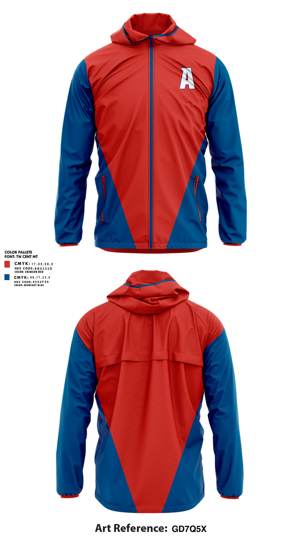 Windbreaker, Arcadia Little League Baseball, Baseball, Teamtime, Team time, sublimation, custom sports apparel, team uniforms, spirit wear, spiritwear, sports uniforms, custom shirts, team store, custom team store, fundraiser sports, apparel fundraiser
