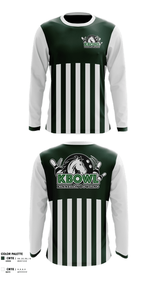 Long Sleeve Performance Shirt, Kinnelon High School Bowling, Bowling, Teamtime, Team time, sublimation, custom sports apparel, team uniforms, spirit wear, spiritwear, sports uniforms, custom shirts, team store, custom team store, fundraiser sports, apparel fundraiser