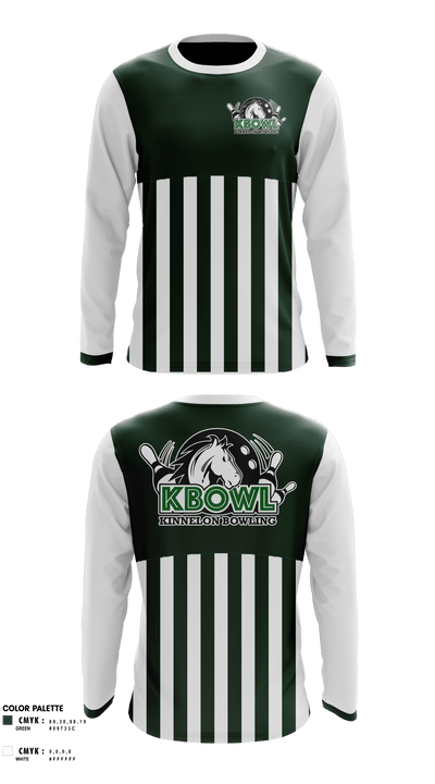 Kinnelon High School Bowling 36243159 Long Sleeve Performance Shirt 61