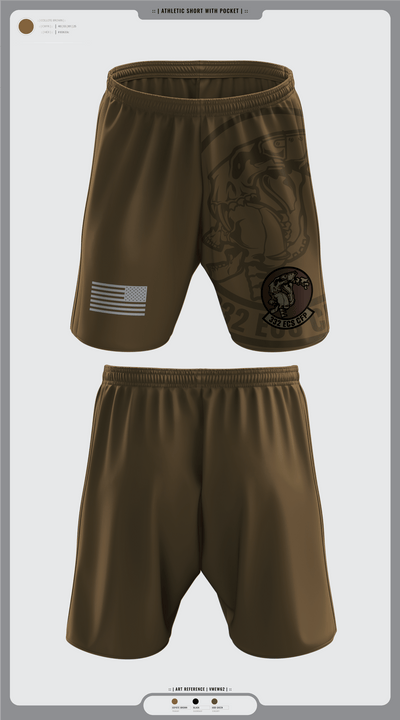 332 ECS SCOS 86475231 Athletic Shorts With Pockets - 1