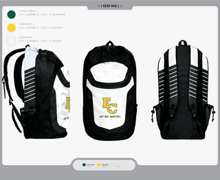 Gear Bag, East Chambers High School Basketball, Women's Basketball, Teamtime, Team time, sublimation, custom sports apparel, team uniforms, spirit wear, spiritwear, sports uniforms, custom shirts, team store, custom team store, fundraiser sports, apparel fundraiser