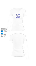 Monticello High School Cheer 67093104 Women's Short Sleeve V-neck Shirt - 18