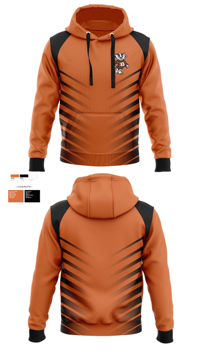 Buckholts High School Volleyball 90756704 Hoodie - 1