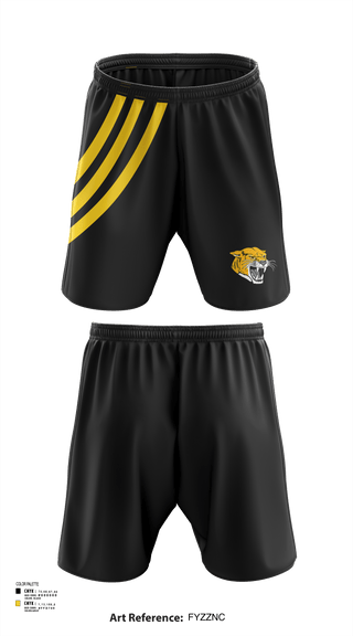 Athletic Shorts With Pockets, Illini Central High School Cheer, Cheer, Teamtime, Team time, sublimation, custom sports apparel, team uniforms, spirit wear, spiritwear, sports uniforms, custom shirts, team store, custom team store, fundraiser sports, apparel fundraiser
