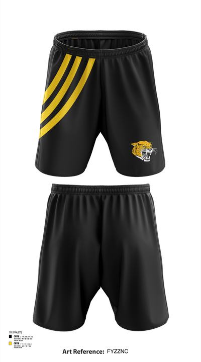 Illini Central High School Cheer 31723902 Athletic Shorts With Pockets - 126