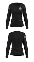 Fresno Police Department K9 Unit 39054818 Women's Long Sleeve V-neck Shirt - 35