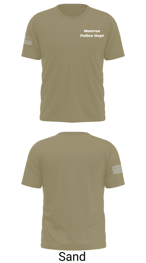 Short Sleeve Performance Shirt, Monroe Police Dept, Police, Teamtime, Team time, sublimation, custom sports apparel, team uniforms, spirit wear, spiritwear, sports uniforms, custom shirts, team store, custom team store, fundraiser sports, apparel fundraiser