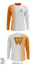 Westwood High School Wrestling 85669007 Long Sleeve Performance Shirt - 1
