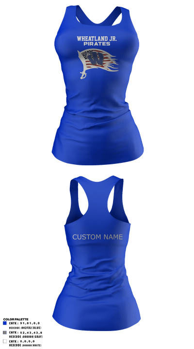 Wheatland youth football and cheer 53677637 Tank Top - 6