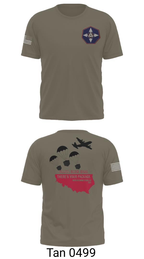 Old School Cotton Feel Shirt, 909th HR Company, Army, Teamtime, Team time, sublimation, custom sports apparel, team uniforms, spirit wear, spiritwear, sports uniforms, custom shirts, team store, custom team store, fundraiser sports, apparel fundraiser