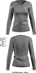 Tabb NJROTC 42524039 Women's Long Sleeve V-neck Shirt - 20