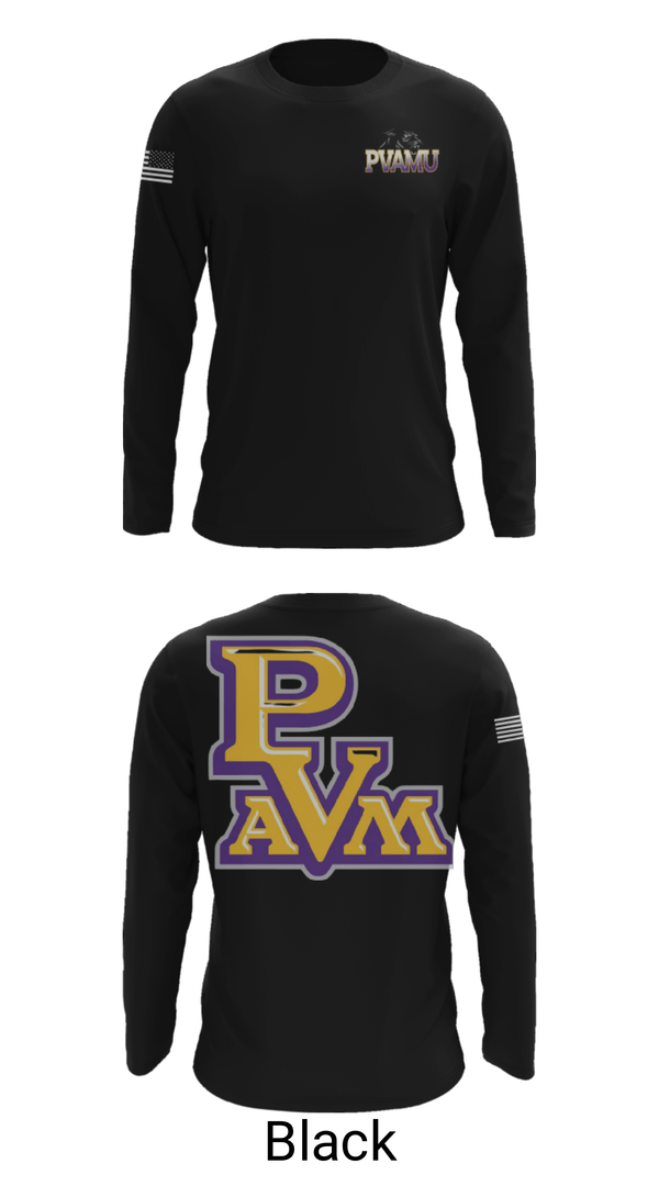 Long Sleeve Performance Shirt, Prairie View A&M University Tennis, Tennis, Teamtime, Team time, sublimation, custom sports apparel, team uniforms, spirit wear, spiritwear, sports uniforms, custom shirts, team store, custom team store, fundraiser sports, apparel fundraiser