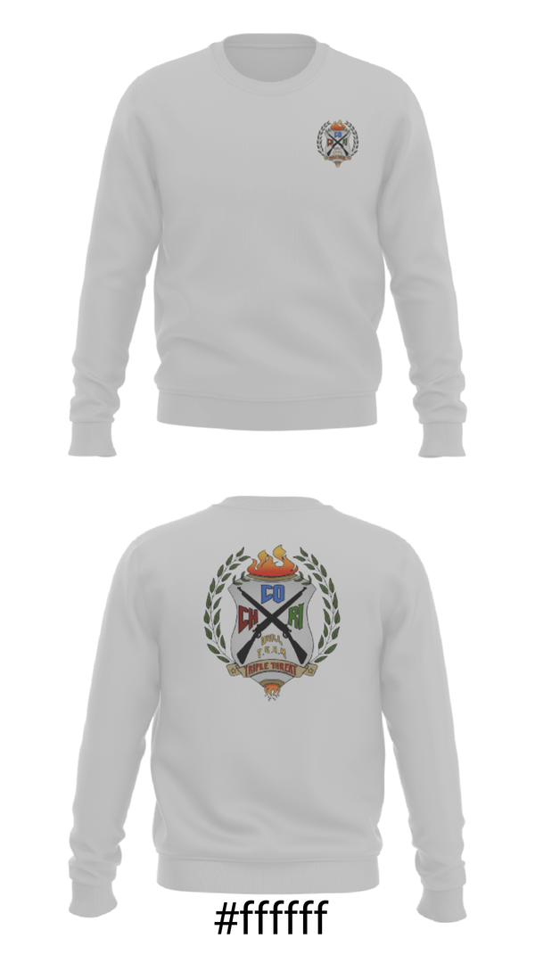 Crew Neck Sweatshirt, Triple Threat, Spirit Store, Teamtime, Team time, sublimation, custom sports apparel, team uniforms, spirit wear, spiritwear, sports uniforms, custom shirts, team store, custom team store, fundraiser sports, apparel fundraiser
