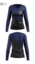 Bravo70s 59867110 Women's Long Sleeve V-neck Shirt - 2 (1)