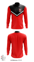 Moscow High School Cheer 68930214 Quarter Zip Jacket - 114