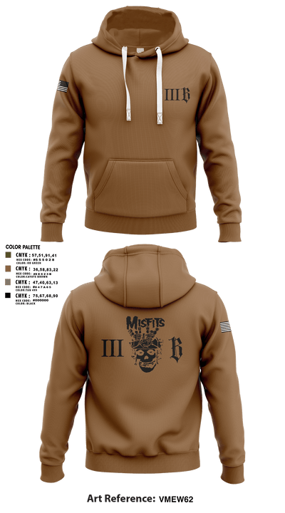 3B 1-325 AIR, 2BCT, 82ND ABN DIV 78191368 Hoodie - 110
