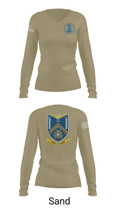718 CES 21682308 Women's Long Sleeve V-neck Shirt - 97
