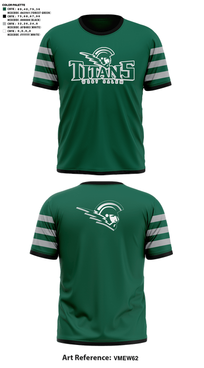 West Salem High School Cheer 17406902 Short Sleeve Performance Shirt - 41