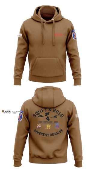 Hoodie, Bravo bulls3-6 fa, Army, Teamtime, Team time, sublimation, custom sports apparel, team uniforms, spirit wear, spiritwear, sports uniforms, custom shirts, team store, custom team store, fundraiser sports, apparel fundraiser