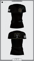 332 ECS SCOS 86475231 Women's Short Sleeve V-neck Shirt - 5