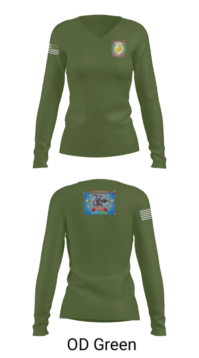 Legion IX 44677408 Women's Long Sleeve V-neck Shirt - 32
