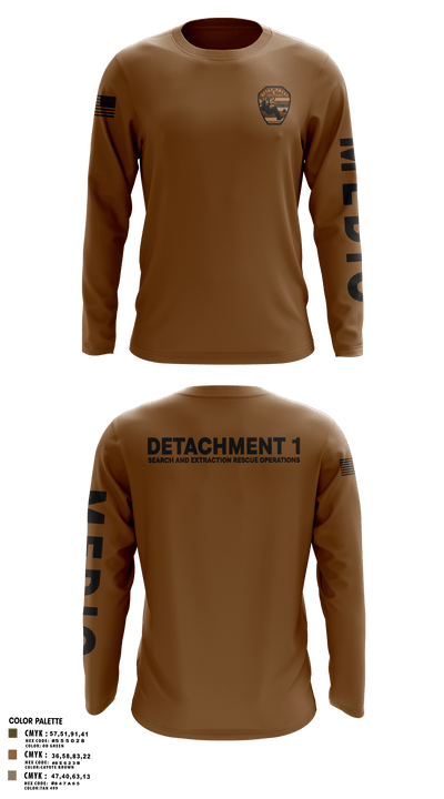 Detachment 1 27221981 Long Sleeve Performance Shirt 29