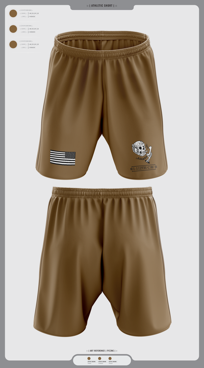 1-112th cav 83477294 Athletic Shorts With Pockets - 1