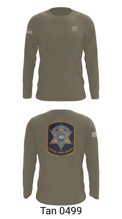 Criminal Investigation 3938601 Long Sleeve Performance Shirt 63