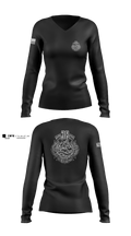 Klein Fire 38 11019570 Women's Long Sleeve V-neck Shirt - 2 (1)