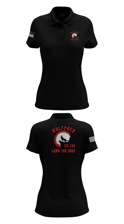 331 TRS / FLT 154 WOLFPACK 75262694 Women's Short Sleeve Performance Polo  - 35