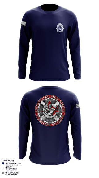 Long Sleeve Performance Shirt, GFR Station 3, Fire Department, Teamtime, Team time, sublimation, custom sports apparel, team uniforms, spirit wear, spiritwear, sports uniforms, custom shirts, team store, custom team store, fundraiser sports, apparel fundraiser