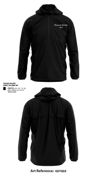 Windbreaker, Pinnacle Martial Arts, , Teamtime, Team time, sublimation, custom sports apparel, team uniforms, spirit wear, spiritwear, sports uniforms, custom shirts, team store, custom team store, fundraiser sports, apparel fundraiser