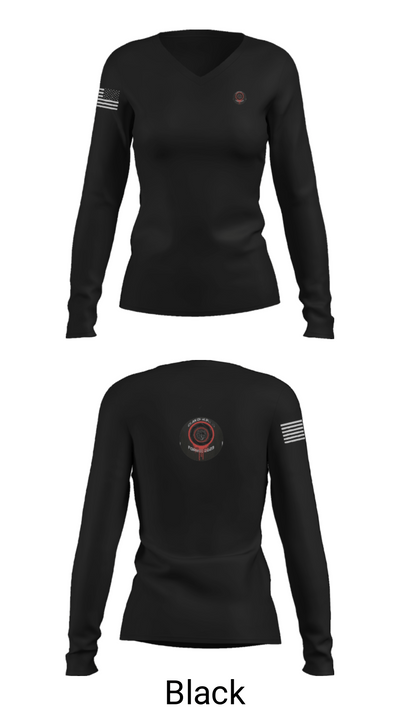 Clan Of Alphas 8360618 Women's Long Sleeve V-neck Shirt - 35