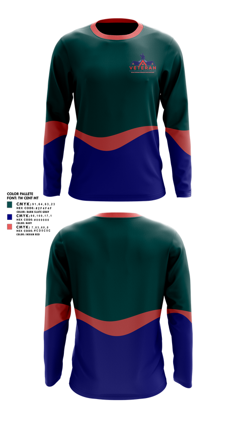 Long Sleeve Performance Shirt, Veteran Contracting Servíces, , Teamtime, Team time, sublimation, custom sports apparel, team uniforms, spirit wear, spiritwear, sports uniforms, custom shirts, team store, custom team store, fundraiser sports, apparel fundraiser