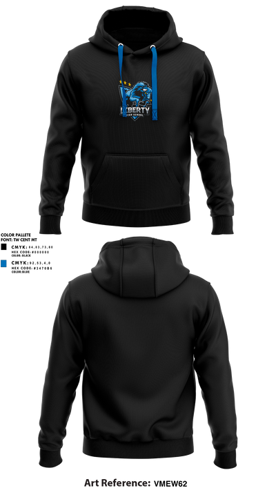 Liberty high school football 28328260 Hoodie - 1