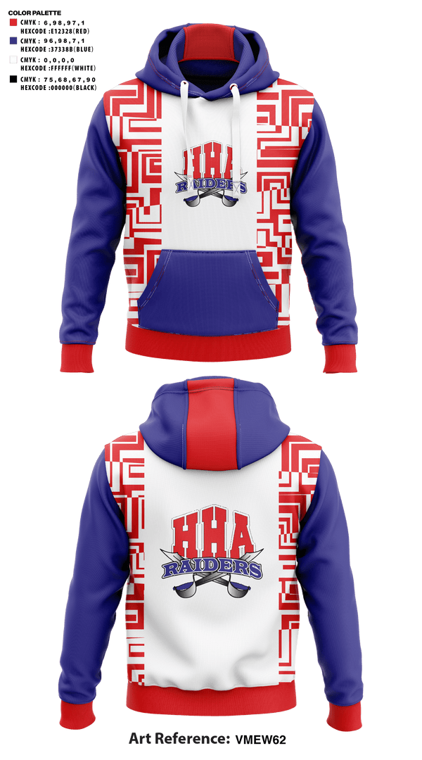 Hoodie, Holly Hill Academy Football, Football, Teamtime, Team time, sublimation, custom sports apparel, team uniforms, spirit wear, spiritwear, sports uniforms, custom shirts, team store, custom team store, fundraiser sports, apparel fundraiser