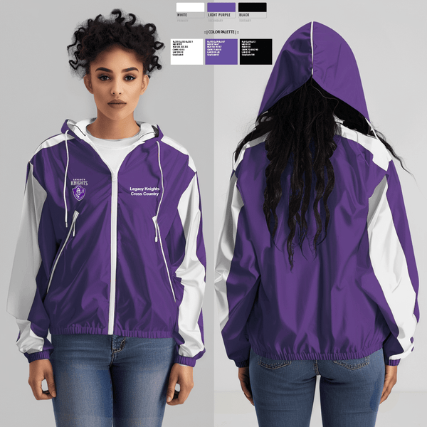 Windbreaker, Legacy Cross Country, Cross Country, Teamtime, Team time, sublimation, custom sports apparel, team uniforms, spirit wear, spiritwear, sports uniforms, custom shirts, team store, custom team store, fundraiser sports, apparel fundraiser