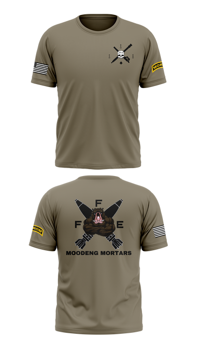 Black Foot Troop, 2-13 Cavalry 83597720 Short Sleeve Performance Shirt - 41