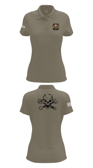 Women's Short Sleeve Performance Polo, 51st Chem, Army, Teamtime, Team time, sublimation, custom sports apparel, team uniforms, spirit wear, spiritwear, sports uniforms, custom shirts, team store, custom team store, fundraiser sports, apparel fundraiser
